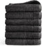 PHLOX Handdoeken Set 50x100 cm - 6 stuks - 600 g/m2 Zacht Katoen - Supreme Collectie - Antraciet
