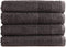 PHLOX Handdoeken Set 70x140 cm - 4 stuks - 600 g/m2 Zacht Katoen - Supreme Collectie - Antraciet