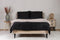 PHLOX Queen Collectie Dekbedovertrek 140x200/220 cm - Katoen-Satijn 300 TC - Inclusief Kussensloop 60x70 cm - Luxe en Zacht PIMA Katoen - Zwart