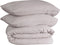 PHLOX Queen Collectie Dekbedovertrek 200x200/220 cm - Katoen-Satijn 300 TC - Inclusief 2 Kussenslopen 60x70 cm - Luxe en Zacht PIMA Katoen - Licht Beige