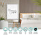 PHLOX Queen Collectie Dekbedovertrek 200x200/220 cm - Katoen-Satijn 300 TC - Inclusief 2 Kussenslopen 60x70 cm - Luxe en Zacht PIMA Katoen - Licht Beige