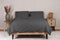 PHLOX Queen Collectie Dekbedovertrek 240x200/220 cm - Katoen-Satijn 300 TC - Inclusief 2 Kussenslopen 60x70 cm - Luxe en Zacht PIMA Katoen - Antraciet