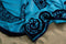 PHLOX Strandlaken - 100% katoen - 1 zijde velour - 90x160 - dolphin