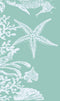 PHLOX Strandlaken - 100% katoen - 1 zijde velour - 90x160 - lagoon