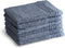 PHLOX Washand Supreme Collectie - 16x21 cm - 6 stuks - OEKO-TEX Made in Green - 600 g/m2 zacht katoen - ijsblauw