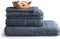 PHLOX Washand Supreme Collectie - 16x21 cm - 6 stuks - OEKO-TEX Made in Green - 600 g/m2 zacht katoen - ijsblauw
