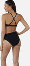 Barts Solid High Waist Briefs - Bikinibroekje - Hoge taille - Zwart (Maat 34)