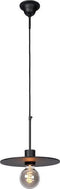 Atmooz - Hanglamp Jacob - Industrieel - Woonkamer / Slaapkamer / Eetkamer - Plafondlamp - Zwart - Hoogte 130cm - Metaal
