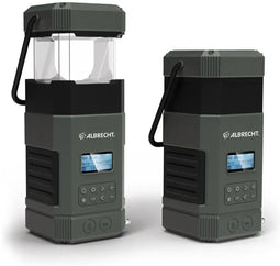 Albrecht DR 114 - Portable Radio - DAB+/FM - Powerbank en Campinglamp - Groen/Zwart