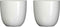 Mica Decorations Tusca Bloempot - 23x25 cm - Keramiek - Wit - 2 Stuks