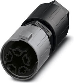 Phoenix Contact 1403784 Ronde stekker Aansluitclip Serie (ronde connectors): QUICKON Totaal aantal polen: 4 + PE 1 stuk