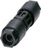 Phoenix Contact 1403836 kabel-connector QUICKON Zwart