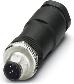 Phoenix Contact 1404417 kabel-connector M12 Zwart, Metallic