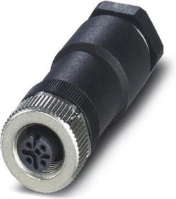 Phoenix Contact 1404418 kabel-connector M12 Zwart, Metallic