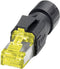 Phoenix Contact 1419001 VS-08-RJ45-10G/Q RJ45 Plug, straight Yellow, Black