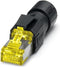 Phoenix Contact 1419001 VS-08-RJ45-10G/Q RJ45 Plug, straight Yellow, Black