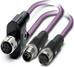Phoenix Contact 1436013 kabeladapter/verloopstukje Zwart