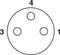 Phoenix Contact 1506888 Sensor/actuator connector, niet geassembleerd M8 Aantal polen: 3 Bus, recht 1 stuk(s)