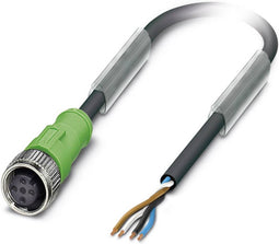 Phoenix Contact 1515743 Sensor/actuator connector, geassembleerd M12 Aantal polen: 4 Bus, recht 10.00 m 1 stuk(s)