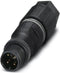 Phoenix Contact 1641769 Sensor/actuator connector M12 Plug, straight No. of pins (RJ): 4 1 pc(s)