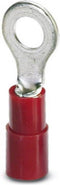 Phoenix Contact 3240020 Ringkabelschoen Dwarsdoorsnede (max.): 1.50 mm² Gat diameter: 6.5 mm Deels geïsoleerd Rood 100 stuk(s)