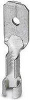 Phoenix Contact 3240161 Platte stekker Insteekbreedte: 6.3 mm Insteekdikte: 0.8 mm 180 ° Ongeïsoleerd Metaal 100 stuk(s