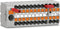 Phoenix Contact rijgklem met push-in aansluiting 6-draads 2.5mm2 - blauw (PTFIX 6X2,5 BU) per 10 stuks