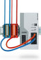 Phoenix Contact rijgklem met push-in aansluiting 6-draads 2.5mm2 - rood (PTFIX 6X2,5 RD) per 10 stuks