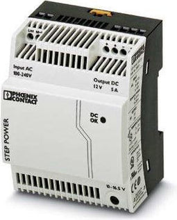 Phoenix Contact STEP-PS/1AC/12DC/5 DIN-rail netvoeding 12 V/DC 5 A 60 W 1 x