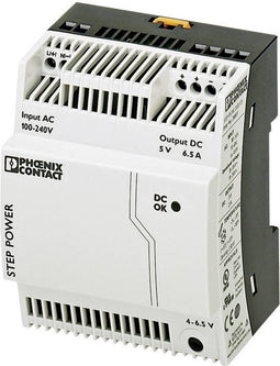 Phoenix Contact STEP-PS/1AC/5DC/6.5 DIN-rail netvoeding 5 V/DC 6.5 A 32.5 W 1 x
