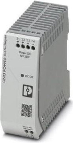 Phoenix Contact UNO-PS/1AC/12DC/55W DIN-rail netvoeding 12 V/DC 4.6 A 55 W 1 x