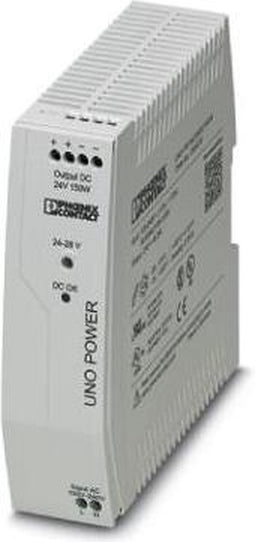 Phoenix Contact UNO-PS/1AC/24DC/150W netvoeding & inverter Buiten Grijs