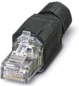 Phoenix Contact VS-08-RJ45-5-Q/IP20 BK . 1658008 Stekker, recht Aantal polen 8 Zwart 1 stuk(s)