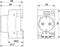 Phoenix Contact Wandcontactdoos Modulair - 0804040 - E2YZQ