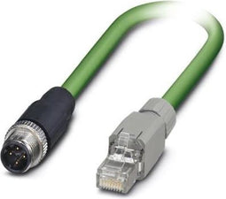 Phoenix VS-M12MS-IP20-93B-LI/3,0 netwerkkabel 3 m Cat5 Groen