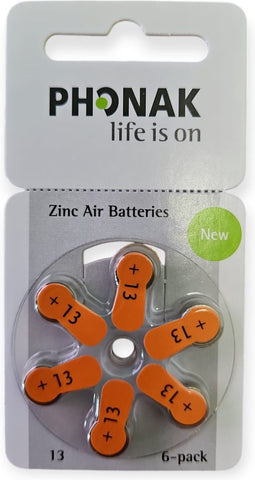 Phonak P13 hoortoestel batterij