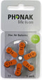 Phonak P13 hoortoestel batterij