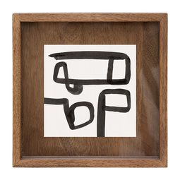 Photo frame Caja Wood / Mango wood / recycled glass
