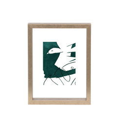 Photo frame Floating Gold Medium Gold / MDF