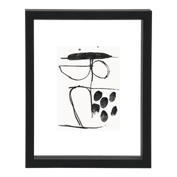 Photo frame Floating Minimalism black, S Black / MDF