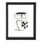 Photo frame Floating Minimalism black, S Black / MDF