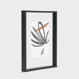 Photo frame Floating Minimalism L, Black Black / MDF