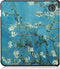 Lunso - Origami sleepcover hoes - Geschikt voor Kobo Libra 2 (7 inch) - Van Gogh Amandelbloesem