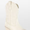 POSH by Poelman JUUL - Dames Cowboylaarzen - Ritssluiting 7 cm hak - Off White