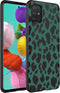 iMoshion Hoesje Geschikt voor Samsung Galaxy A71 Hoesje Siliconen - iMoshion Design hoesje - Zwart / Meerkleurig / Groen / Green Leopard