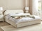 QUILLIEN - Bed met opbergruimte - Beige - 180 x 200 cm - Polyester