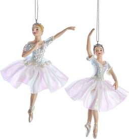 6.5 inch Resin Opalescent Ballerina Orn 2/Asstd 5,715x5,08x16,51 cm...