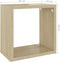 vidaXL - Wandschappen - kubus - 4 - st - 26x15x26 - cm - sonoma - eikenkleurig