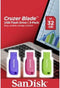 Sandisk Cruzer Blade - USB 2.0 - 32GB Multi-color (3 stuks)