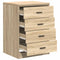 vidaXL - Garagekast - 60x51x85 - cm - massief - grenenhout - sonoma - eikenkleurig